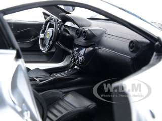 FERRARI 599 GTB FIORANO SILVER 118 DIECAST MODEL CAR  