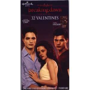  Twilight Breaking Dawn 32 Valentines with Stickers Health 