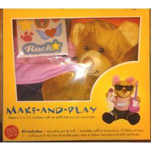  Build a Bear Workshop Make and Play Rock Star Bear: Toys 