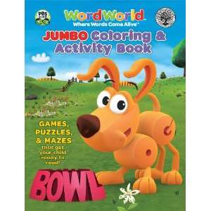   WordWorld: Jumbo Coloring & Activity Book (0805219140000): WordWorld