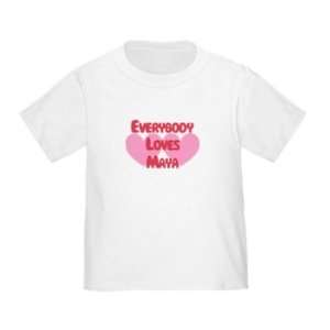  Personalized Everybody Loves Maya Infant Toddler Shirt 