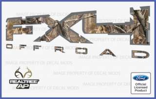 2011 Ford F150 FX4 RealTree Camo Decals Stickers AP Off Road 4x4 F250 