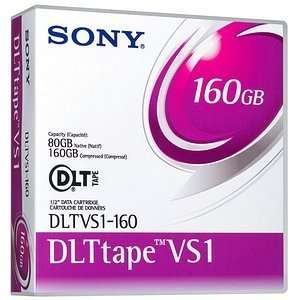  Sony DLT VS160 Tape Cartridge. 1PK DLT VS1 80/160GB TAPE 