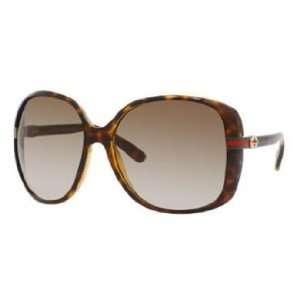  Gucci Sunglasses 3187 / Frame Havana Lens Brown Gradient 