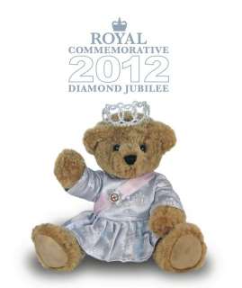   ELIZABETH ll COMMEMORATIVE ROYAL TEDDY BEAR 2012 HM Diamond Jubilee 60