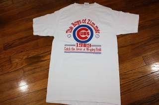 vtg NOS 80s 1989 BOYS OF ZIMMER shirt * Chicago Cubs  