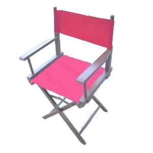  Kids Director Chair Walnut Wood Red Canvas: Home 