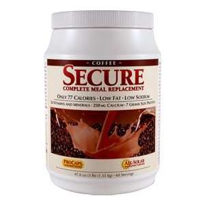  Secure Bottle Coffee Flavor 60 Servings: Health & Personal 