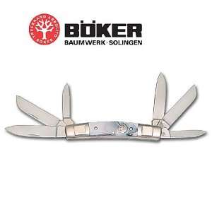  Boker Brown Marble Folding Knife Congress Sports 