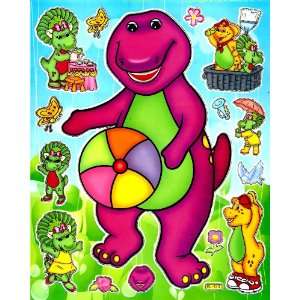  Barney the Purple Dinosaur Sticker Sheet BL123 ~ B.J. Baby 