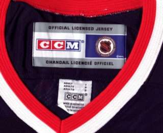 RICK NASH size LARGE Columbus Blue Jackets CCM 550 Hockey Jersey 
