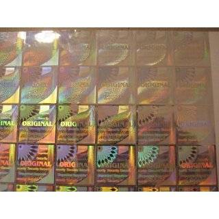  Hologram 3D Stickers   1,000 Labels   Consecutive Serial Number 