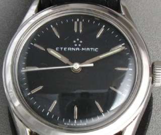 VINTAGE ETERNA MATIC MILITARY SWISS OLD WATCH Ca 1950´S  