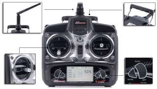 MadHawk 300 Black Air Wolf 4CH RC Helicopter 2.4GHz LCD  