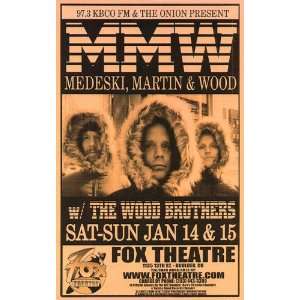   Medeski Martin & Wood Fox Boulder Concert Poster 2005