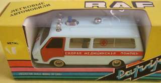 Original Soviet RAF Latvia Ambulance Emergency Van Model/Russia/Scale 