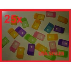  25x Micro SIM Card Adapter to Regular for iPHONE 4G 4S 