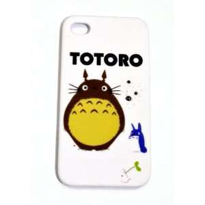  My Neighbor Totoro iphone 4 4g 4s Hard case (White Color 