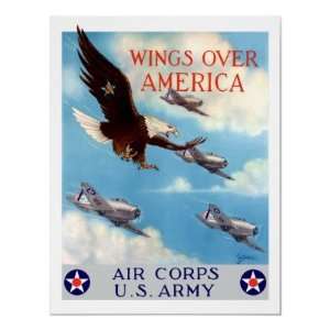  Wings Over America    Air Corps Posters