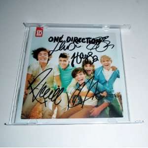  One Direction Band Hand Signed Autographed CD Cover 
