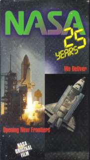 VHS LOT OF 3 NASA 25 YEARSNASA ORIGINAL FILM  