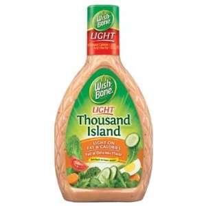 Wish Bone Light Thousand Island Salad Dressing 16 oz  