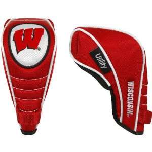   Team Effort Wisconsin Badgers Shaft Gripper Utility Headcover Sports