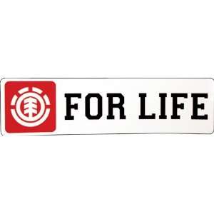  Element FOR LIFE 5 x 1.5 Sticker