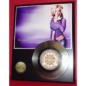  Gold Record Outlet Britney Spears 24kt Gold Record Display 