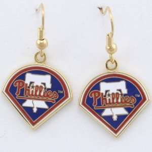    Philadelphia Phillies Logo Wire Earrings