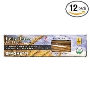 Bella Terra 8 Whole Grain Spaghetti With Milled Flaxseed, 10 Ounce 