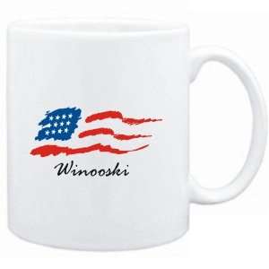 Mug White  Winooski   US Flag  Usa Cities  Sports 