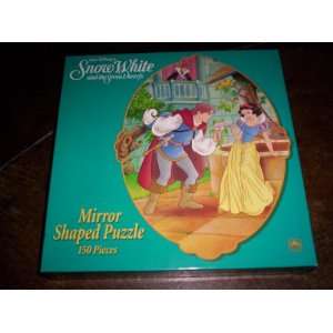   White and the Seven Dwarfs Mirror Shaped Puzzle 150pc.: Toys & Games
