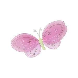  Little Boutique Mesh Butterfly Wall Hanging: Baby