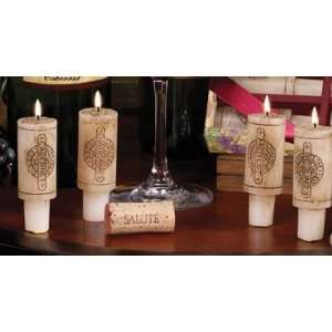  Wine Country Gift Set of 6 Merlot Scented Cork Candles 