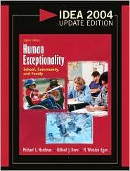 Human Exceptionality School, Community and Family, Idea 2004 