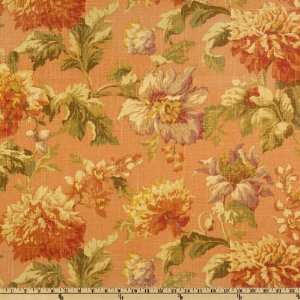  54 Wide Mill Creek Floral Adobe Fabric By The Yard: Arts 
