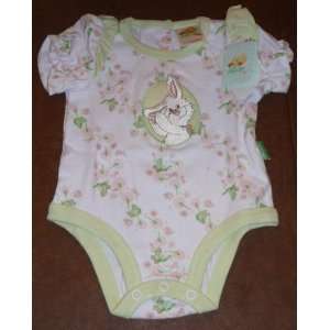 Suzys Suzys Zoo Baby Clothes Lulla Short Sleeve Floral Onesie 3 Month