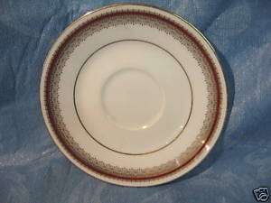 NORITAKE   DORAL MAROON   2992   SAUCER ONLY  