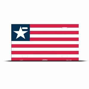 Liberia Flag License Plate Wall Sign Tag
