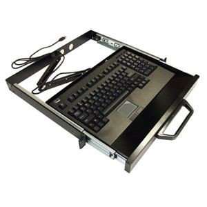  Adesso ACK 730PB MRP 1U Rackmount Keyboard with Touchpad (ACK 
