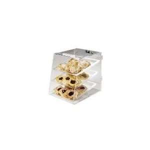   Pastry Display Case, Includes 3 Trays, Clear Acrylic 