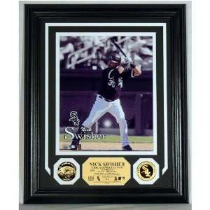 Nick Swisher 24KT Gold Coin Photo Mint