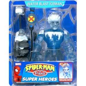    Spider Man & Friends Water Blast Iceman Action Figure Toys & Games