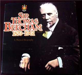 Sir Thomas Beecham   A Musical Biography 8LPs (22min.Lecture) & HB 