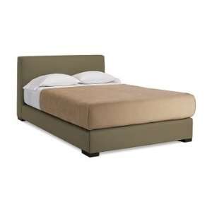 Williams Sonoma Home Robertson Bed, Cal King, Faux Suede, Chestnut