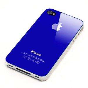 Blue Snap on Back Cover Case for Apple iPhone 4   4S  