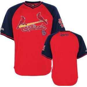  St. Louis Cardinals Red/Navy Stitches V Neck Jersey 