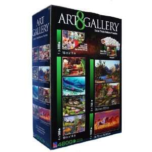  Art Gallery 8 Wild Life and Nature Art Puzzles: Toys 