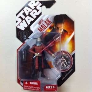 Star Wars 30th Ann DARTH MALAK with Coin Rare  